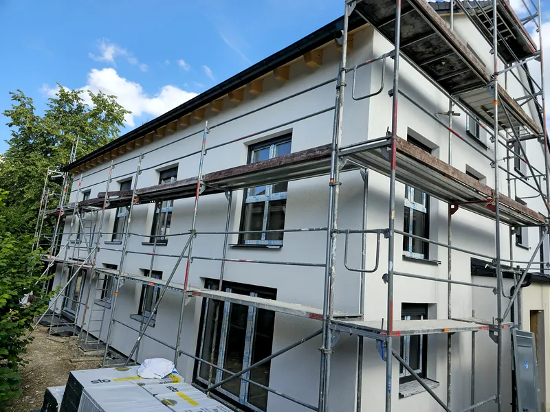 Fertiges Einfamilienhaus nach der Sanierung