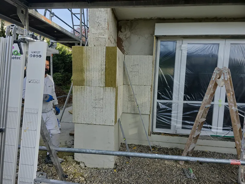 Fertiges Einfamilienhaus nach der Sanierung